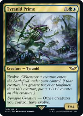 Tyranid Prime Surge Foil 145 (Universes Beyond: Warhammer 40,000)  - Foil | Good Games Adelaide SA