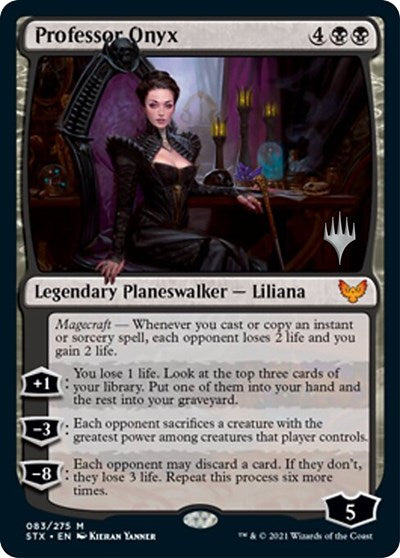 Professor Onyx (Promo Pack) [Strixhaven: School of Mages Promos] | Good Games Adelaide SA