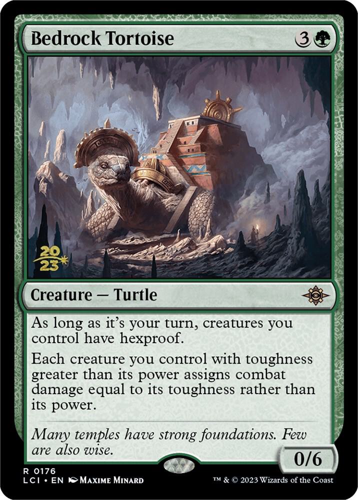 Bedrock Tortoise 176 (Prerelease Cards)  - Foil | Good Games Adelaide SA