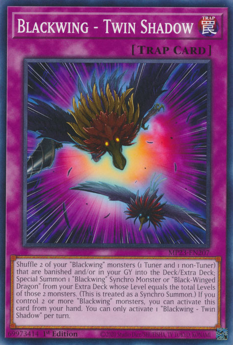 Blackwing - Twin Shadow [MP23-EN207] Common | Good Games Adelaide SA