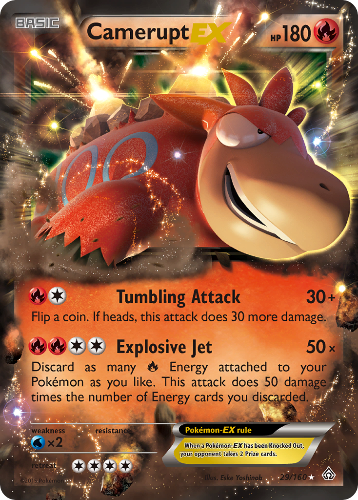 Camerupt EX (29/160) [XY: Primal Clash] | Good Games Adelaide SA