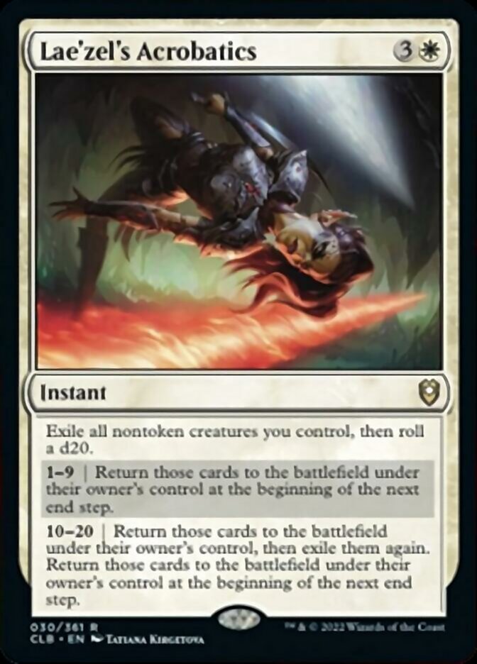 Lae'zel's Acrobatics [Commander Legends: Battle for Baldur's Gate] | Good Games Adelaide SA