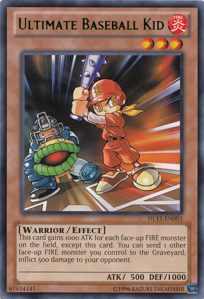 Ultimate Baseball Kid (Green) [DL15-EN003] Rare | Good Games Adelaide SA