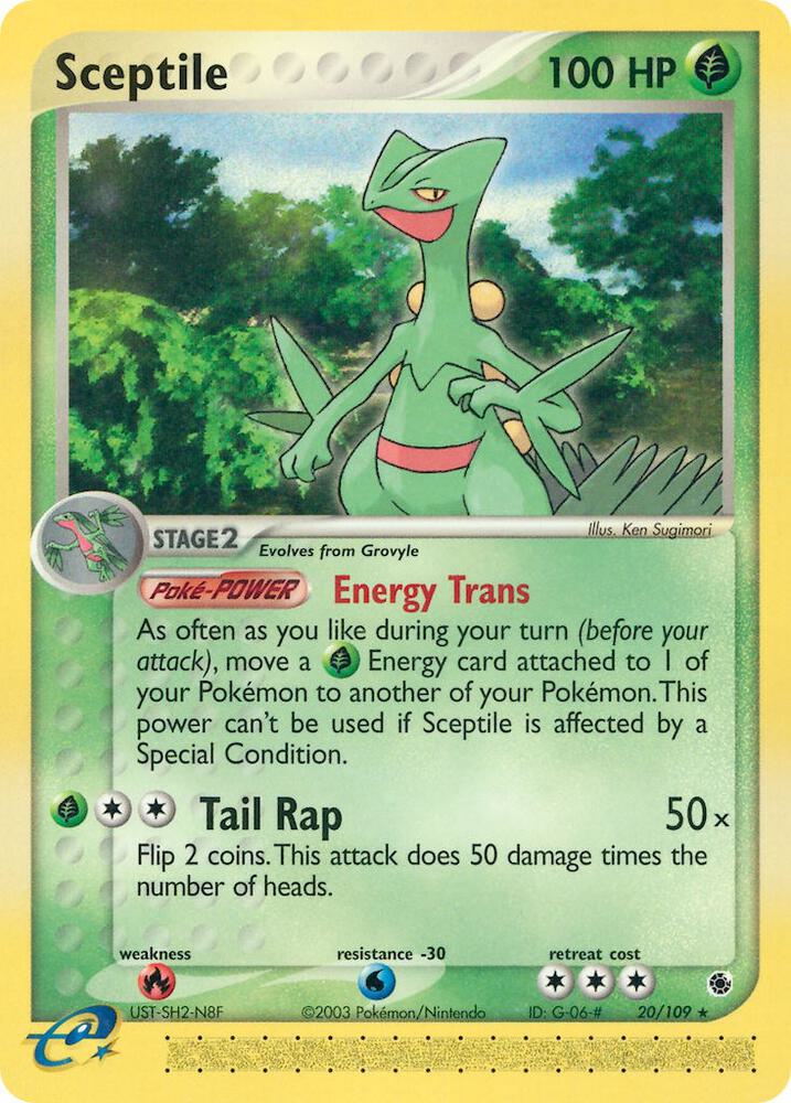 Sceptile  20/109 (Ruby and Sapphire)  | Good Games Adelaide SA