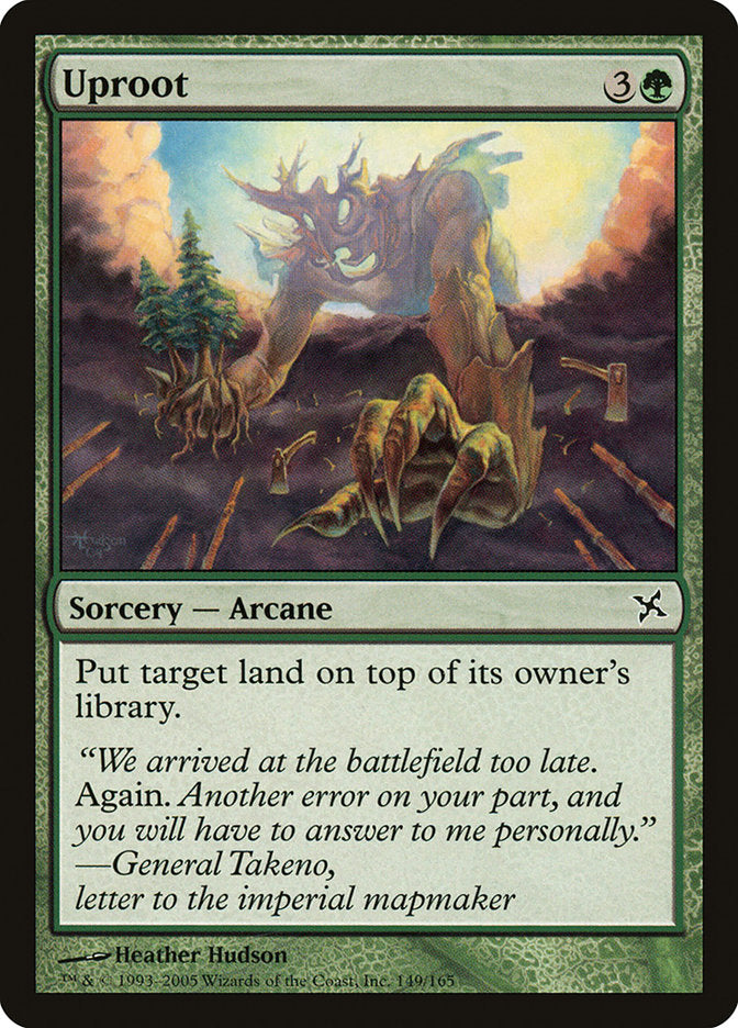 Uproot 149 (Betrayers of Kamigawa)  - Foil | Good Games Adelaide SA