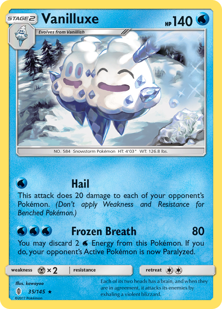 Vanilluxe (35/145) [Sun & Moon: Guardians Rising] | Good Games Adelaide SA