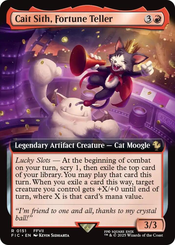 Cait Sith, Fortune Teller 151 (Commander: FINAL FANTASY)  - Foil | Good Games Adelaide SA