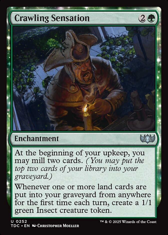 Crawling Sensation 252 (Commander: Tarkir: Dragonstorm)  | Good Games Adelaide SA