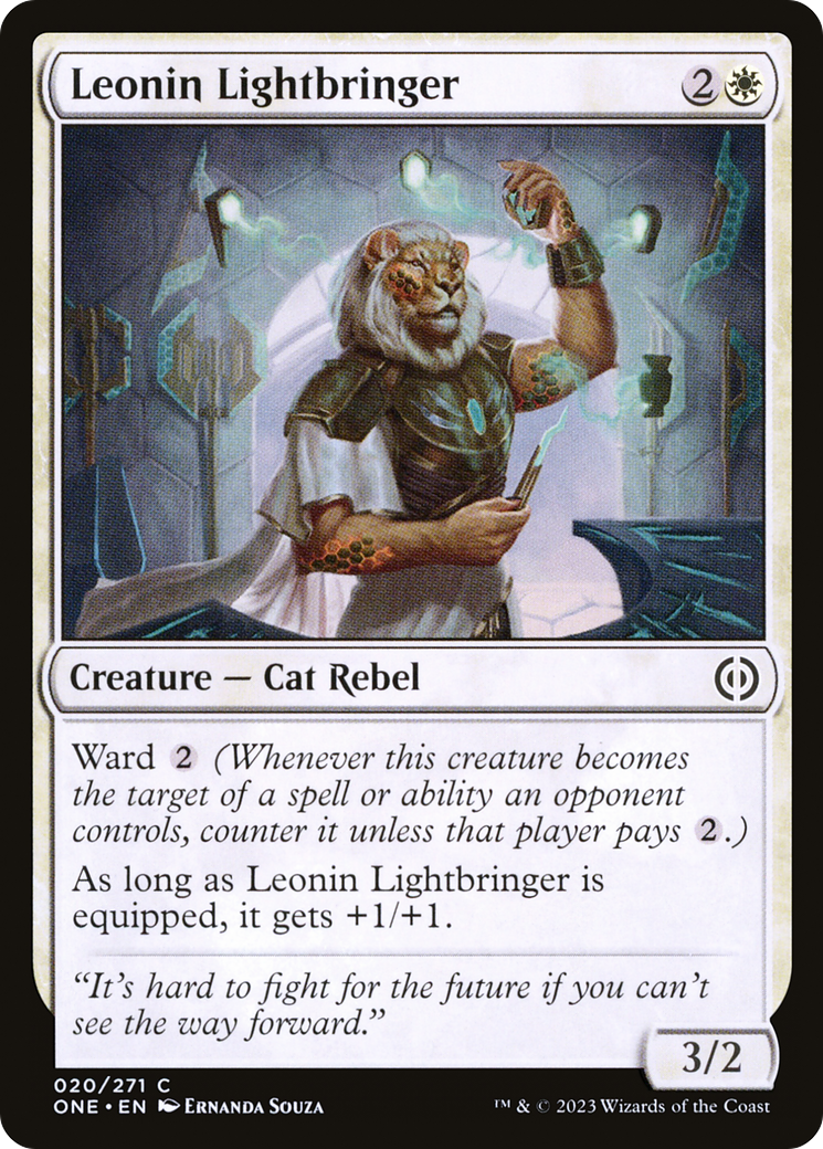 Leonin Lightbringer [Phyrexia: All Will Be One] | Good Games Adelaide SA