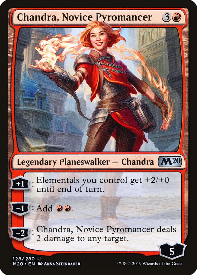 Chandra, Novice Pyromancer 128 (Core Set 2020)  | Good Games Adelaide SA