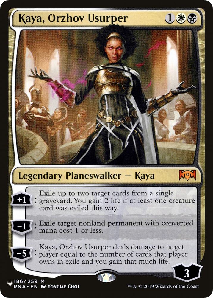 Kaya Orzhov Usurper 186/259 (The List Reprints)  | Good Games Adelaide SA