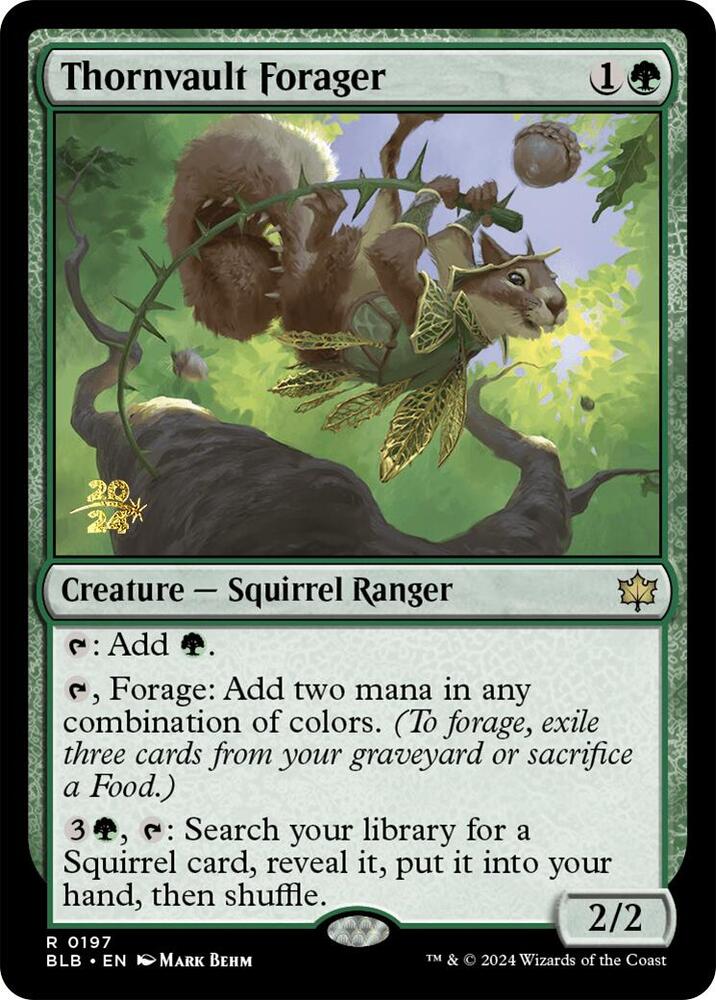Thornvault Forager 197 (Prerelease Cards)  - Foil | Good Games Adelaide SA