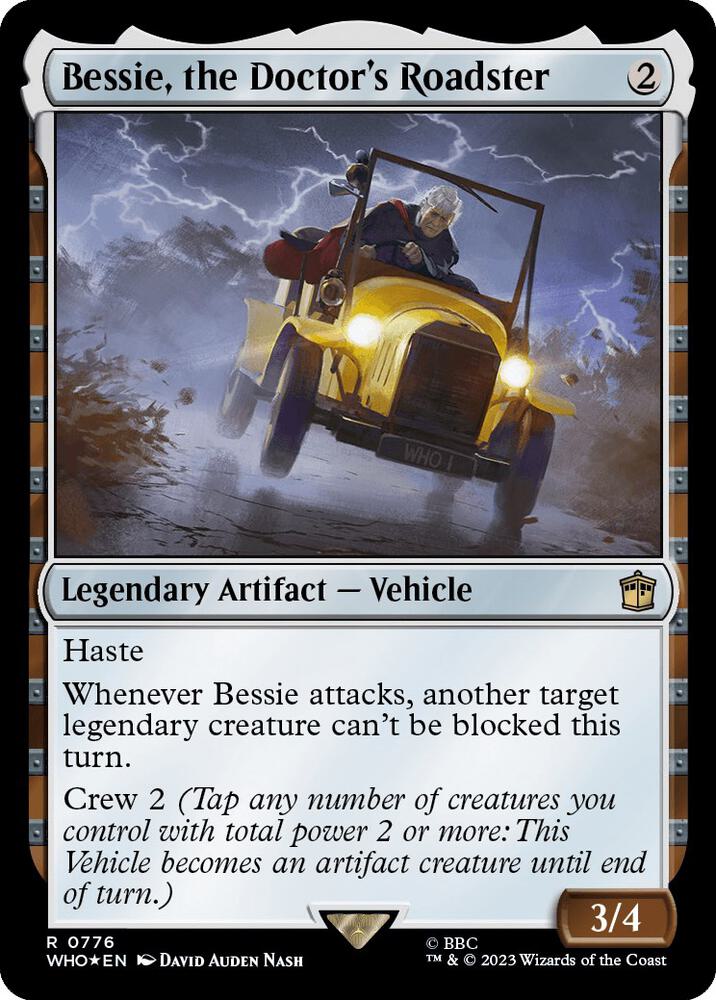 Bessie, the Doctors Roadster 776 (Universes Beyond: Doctor Who)  - Foil | Good Games Adelaide SA