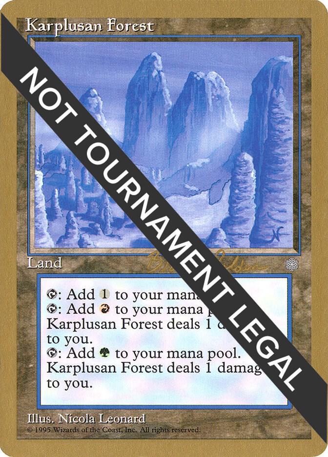 Karplusan Forest 1998 Brian Selden ICE  (World Championship Decks)  | Good Games Adelaide SA
