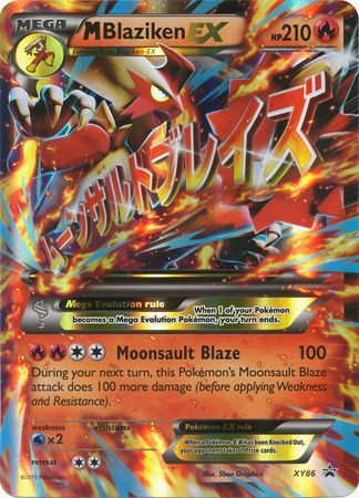 M Blaziken EX (XY86) (Jumbo Card) [XY: Black Star Promos] | Good Games Adelaide SA