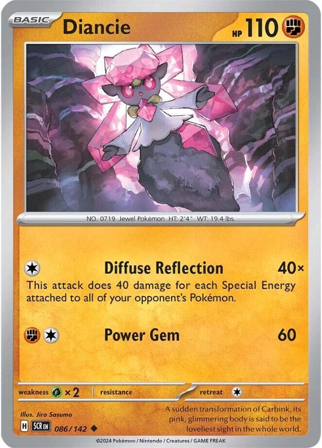 Diancie 086/142 (SV07: Stellar Crown)  | Good Games Adelaide SA