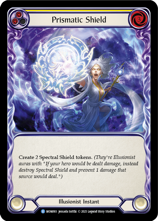 Prismatic Shield (Yellow) [MON093] 1st Edition Normal | Good Games Adelaide SA