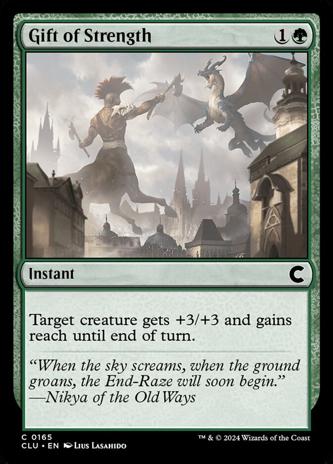 Gift of Strength 165 (Ravnica: Clue Edition)  | Good Games Adelaide SA