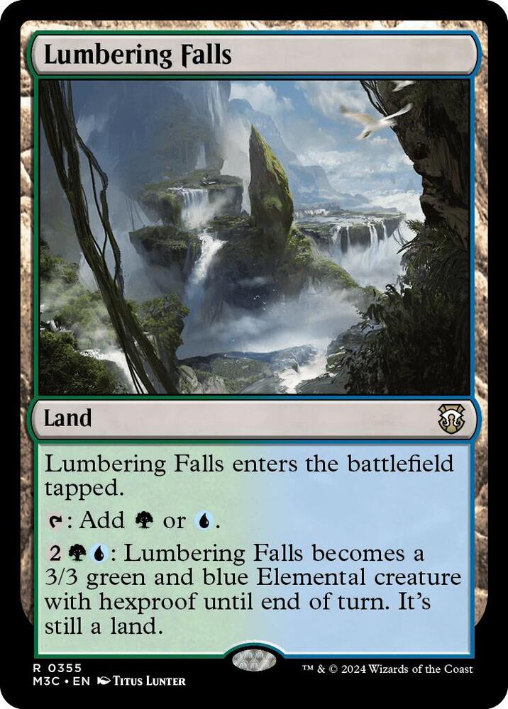 Lumbering Falls 355/411 (Commander: Modern Horizons 3)  - Ripple Foil | Good Games Adelaide SA
