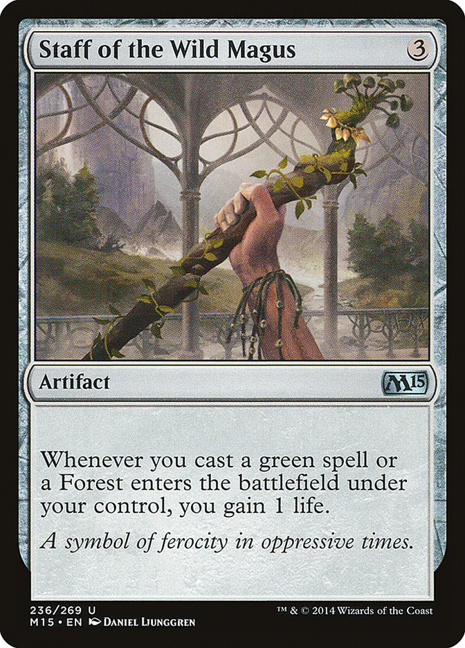 Staff of the Wild Magus 236 (Magic 2015 (M15))  | Good Games Adelaide SA