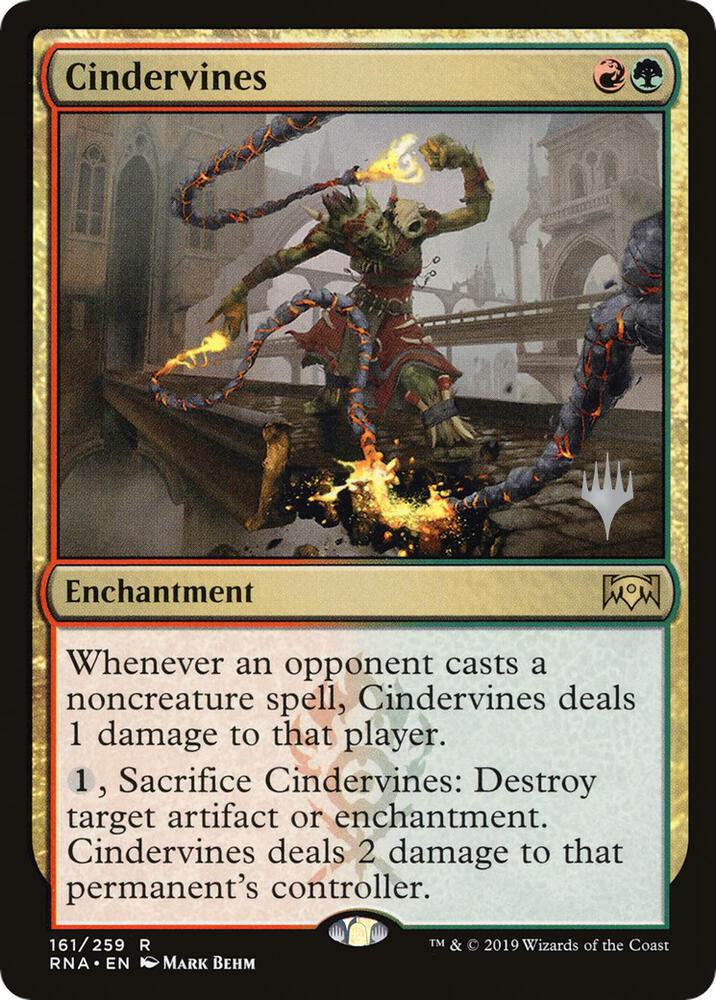 Cindervines 161 (Promo Pack: Throne of Eldraine)  - Foil | Good Games Adelaide SA