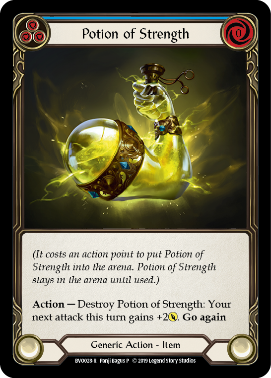 Potion of Strength [BVO028-R] 1st Edition Normal | Good Games Adelaide SA