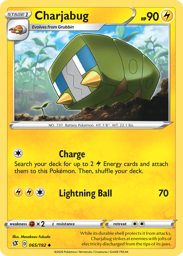 Charjabug (065/192) [Sword & Shield: Rebel Clash] | Good Games Adelaide SA
