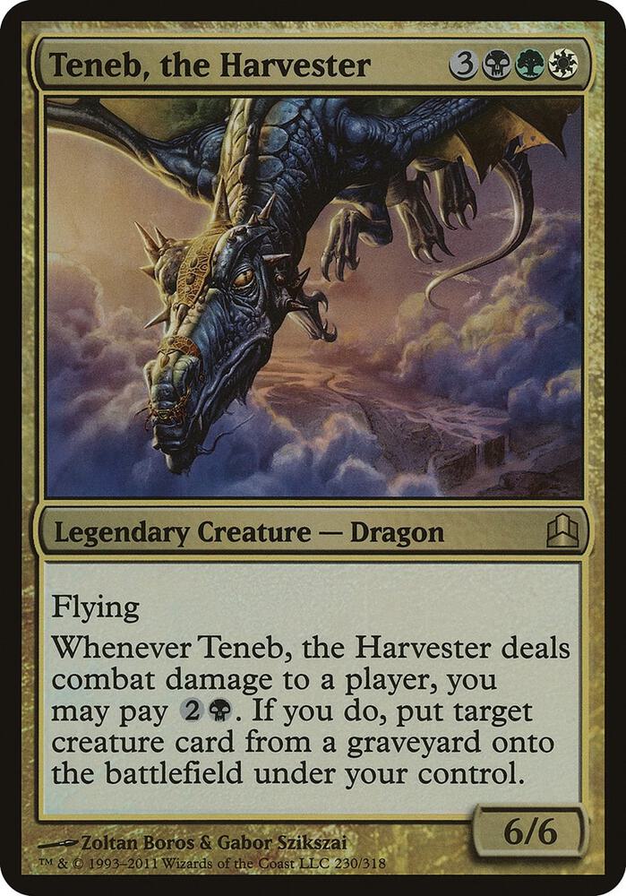 Teneb the Harvester Commander 230 (Oversize Cards)  - Foil | Good Games Adelaide SA