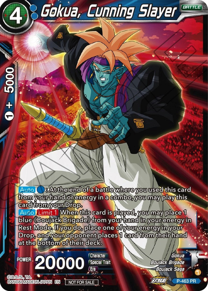 Gokua, Cunning Slayer (Z03 Dash Pack) (P-463) [Promotion Cards] | Good Games Adelaide SA