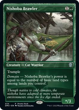 Nishoba Brawler 434 (Promo Pack: Dominaria United)  - Foil | Good Games Adelaide SA