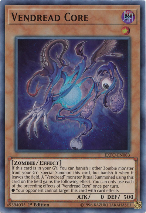 Vendread Core [EXFO-EN083] Super Rare | Good Games Adelaide SA