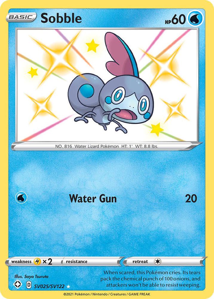 Sobble SV025/SV122 (Shining Fates: Shiny Vault)  - Holofoil | Good Games Adelaide SA