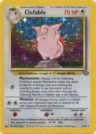 Clefable (1/64) (Prerelease Promo) [Jungle Unlimited] | Good Games Adelaide SA