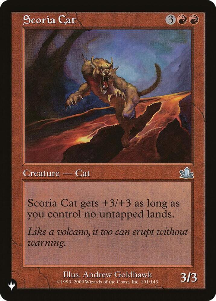 Scoria Cat 101/143 (The List Reprints)  | Good Games Adelaide SA
