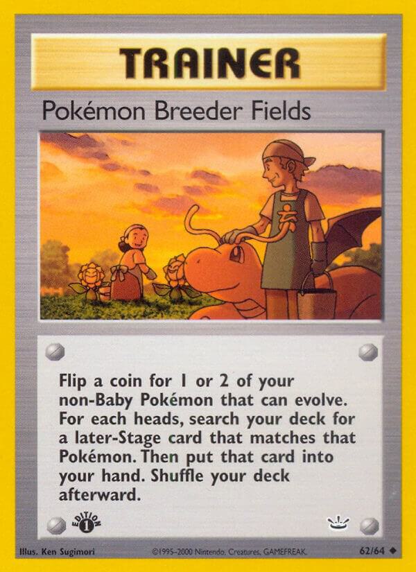 Pokemon Breeder Fields 62/64 (Neo Revelation)  - 1st Edition | Good Games Adelaide SA
