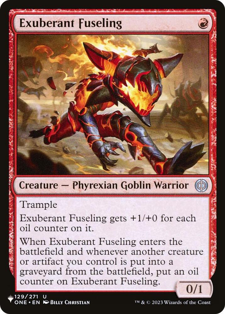 Exuberant Fuseling 129/271 (The List Reprints)  | Good Games Adelaide SA