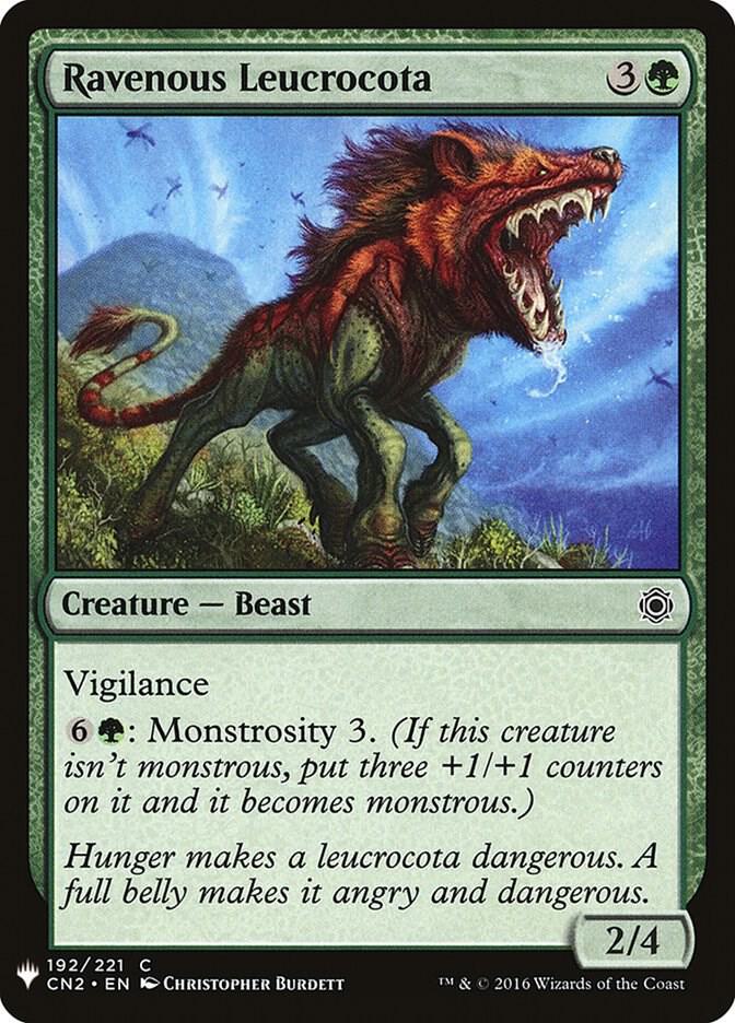 Ravenous Leucrocota 192 (The List Reprints)  | Good Games Adelaide SA