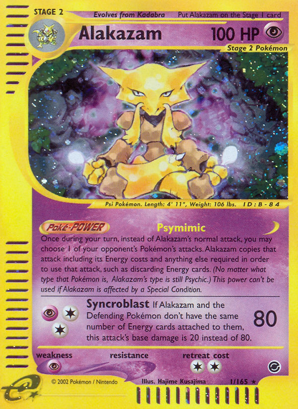 Alakazam (1/165) [Expedition: Base Set] | Good Games Adelaide SA