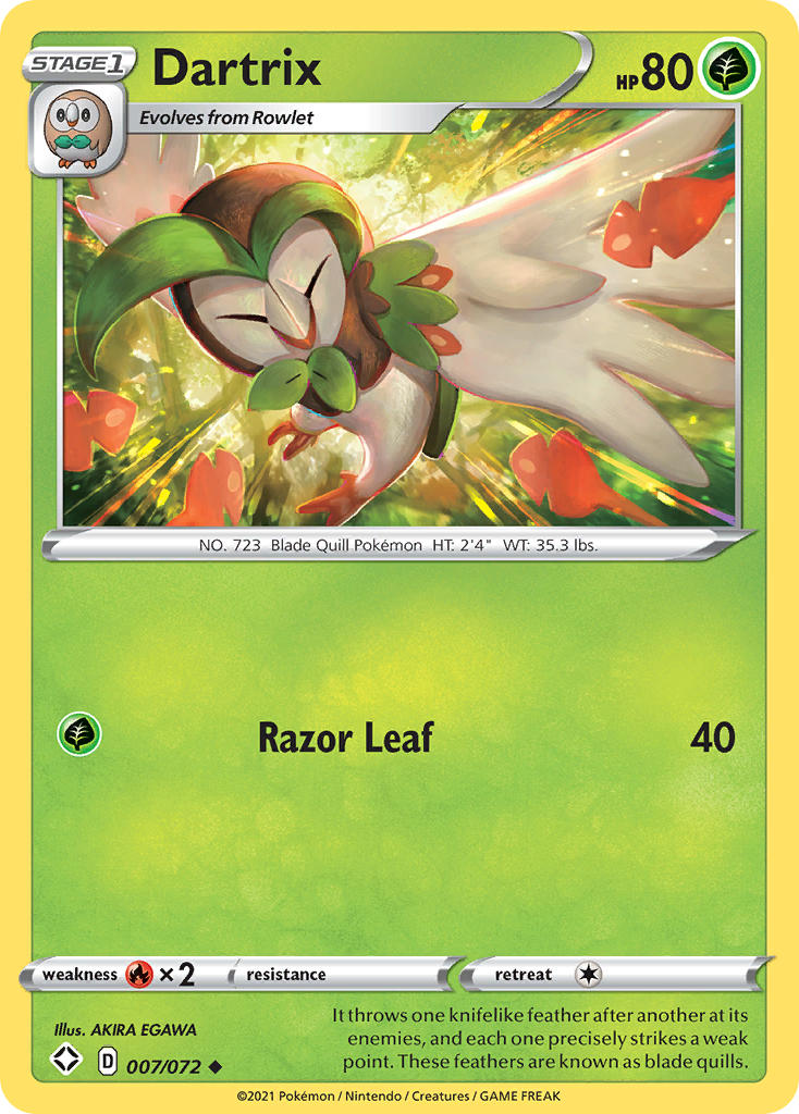 Dartrix (007/072) [Sword & Shield: Shining Fates] | Good Games Adelaide SA