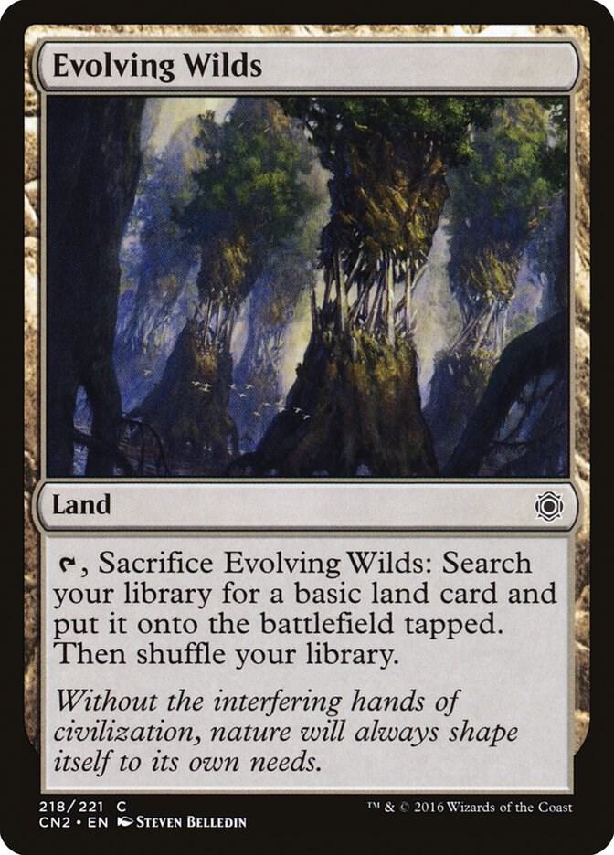 Evolving Wilds 218 (Conspiracy: Take the Crown)  - Foil | Good Games Adelaide SA