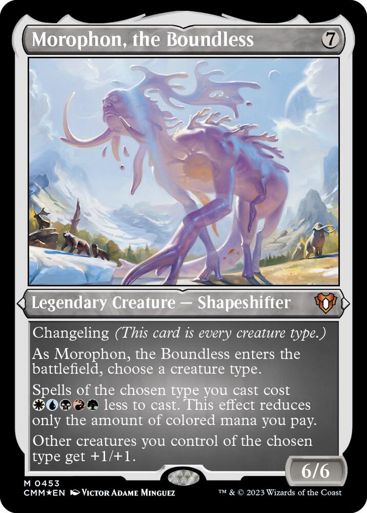Morophon, the Boundless 453 (Commander Masters)  - Etched Foil | Good Games Adelaide SA