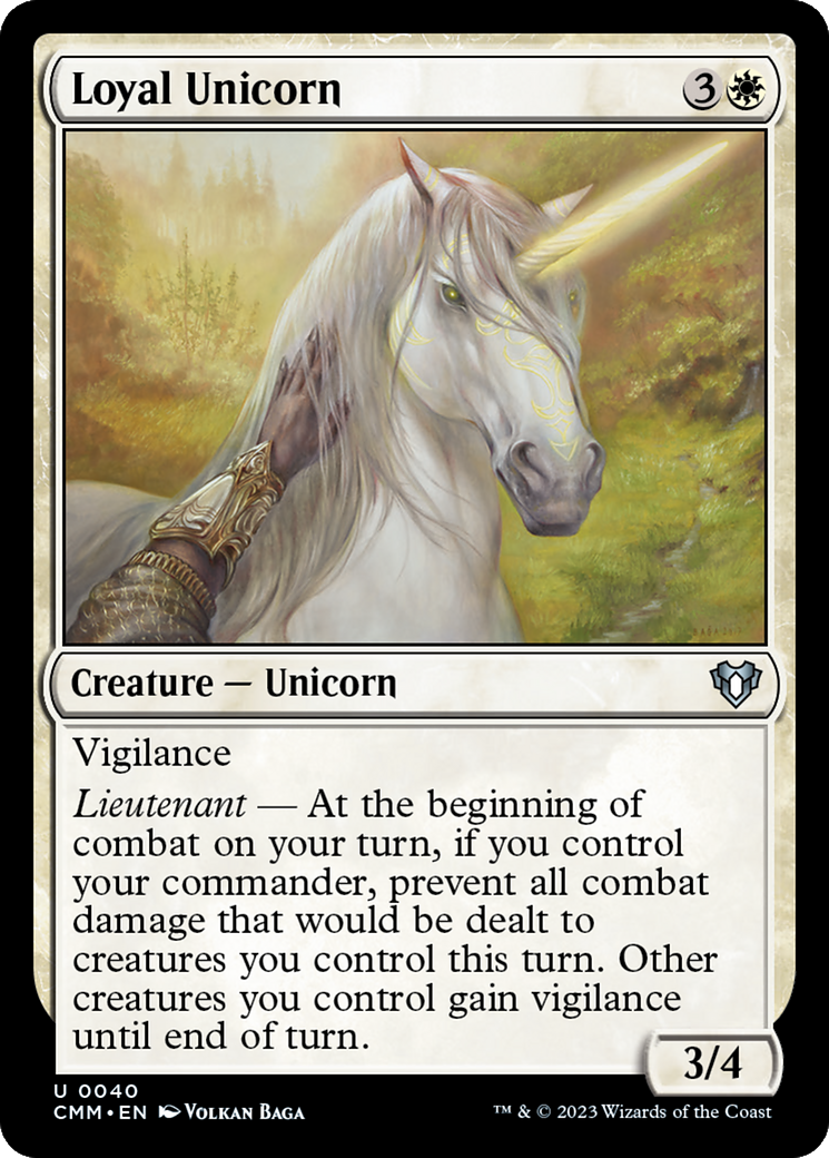 Loyal Unicorn [Commander Masters] | Good Games Adelaide SA