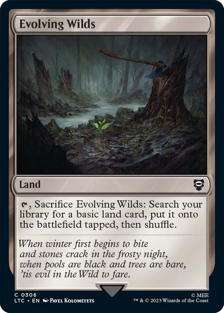 Evolving Wilds 306 (Commander: The Lord of the Rings: Tales of Middle-earth)  | Good Games Adelaide SA