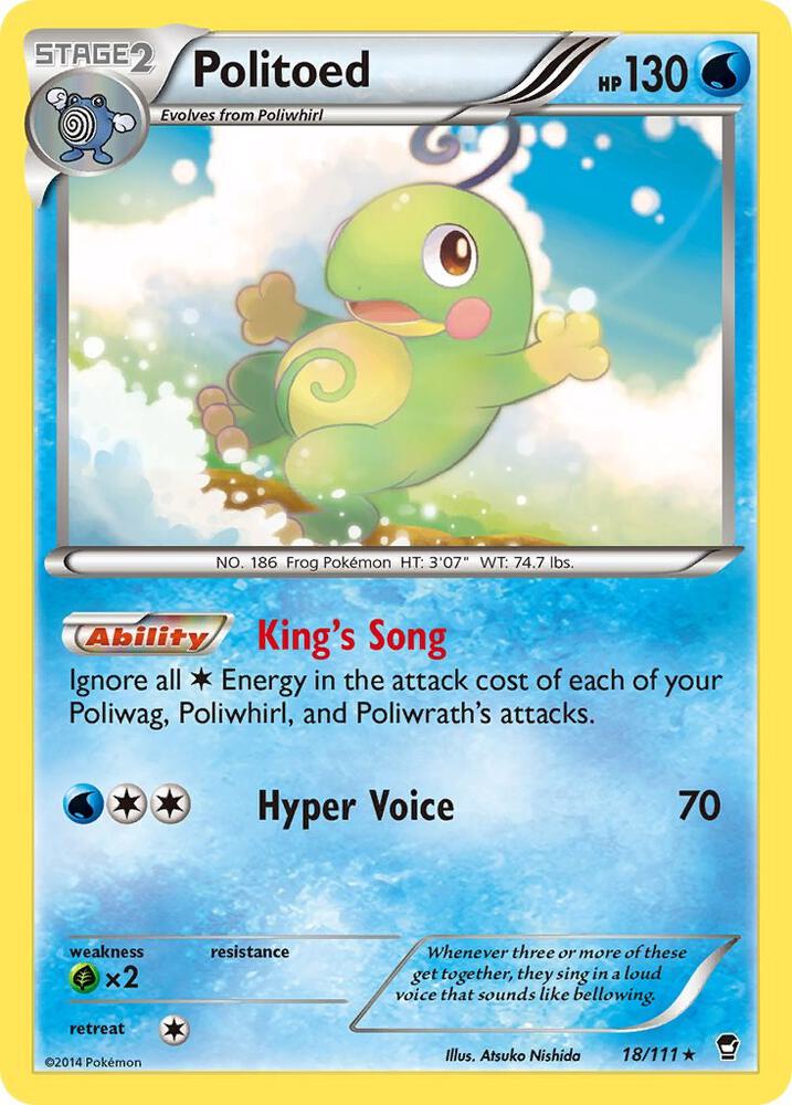 Politoed 18/111 (XY - Furious Fists)  | Good Games Adelaide SA