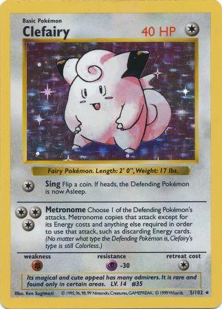 Clefairy (5/102) [Base Set Shadowless Unlimited] | Good Games Adelaide SA