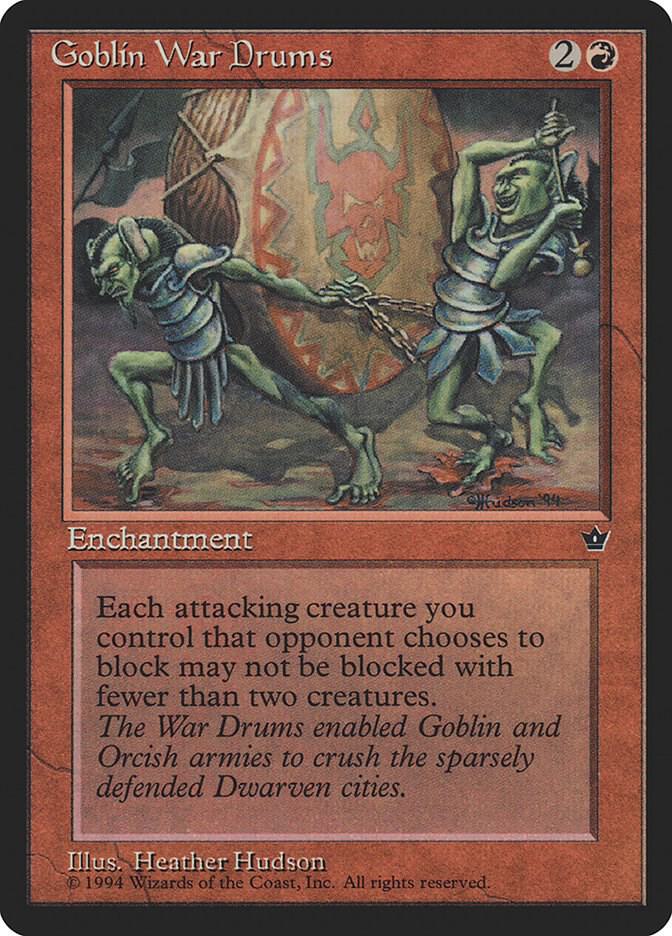 Goblin War Drums  (Fallen Empires)  | Good Games Adelaide SA