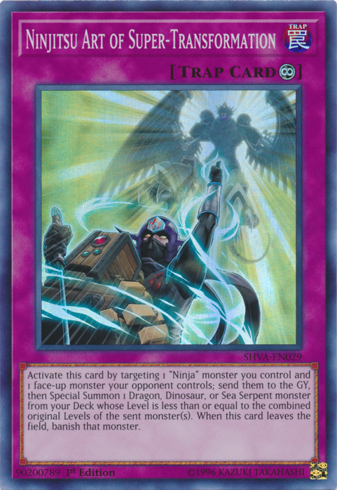 Ninjitsu Art of Super-Transformation [SHVA-EN029] Super Rare | Good Games Adelaide SA