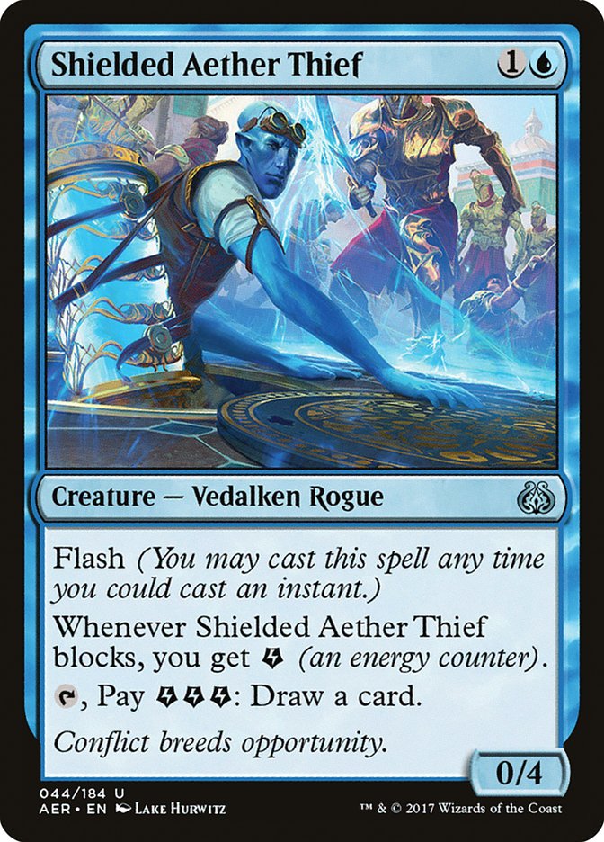 Shielded Aether Thief 44 (Aether Revolt)  - Foil | Good Games Adelaide SA