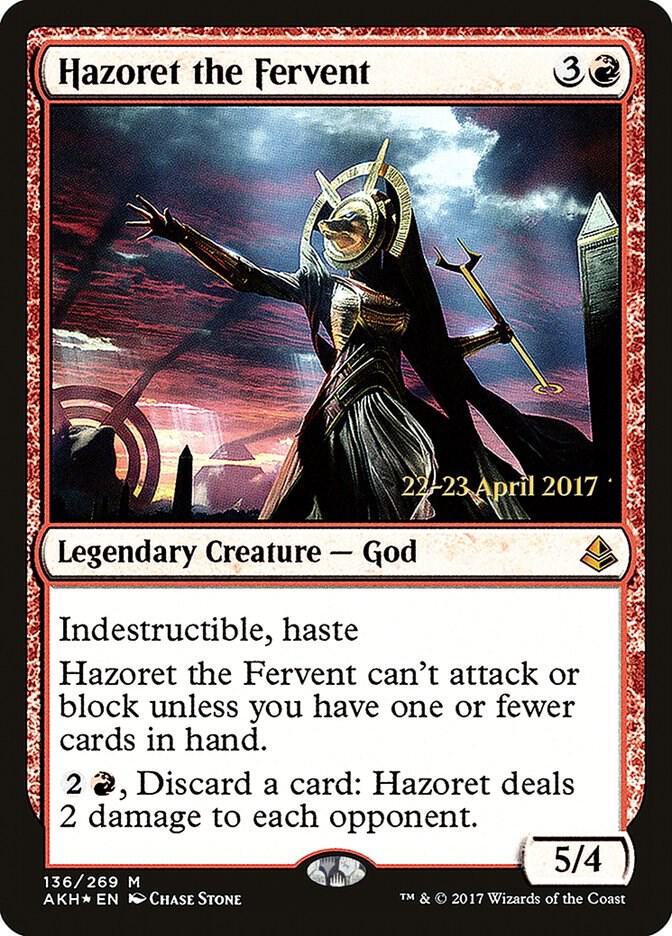 Hazoret the Fervent 136 (Prerelease Cards)  - Foil | Good Games Adelaide SA