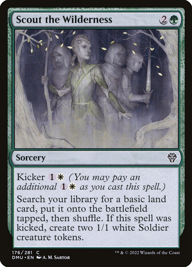 Scout the Wilderness 176 (Dominaria United)  - Foil | Good Games Adelaide SA